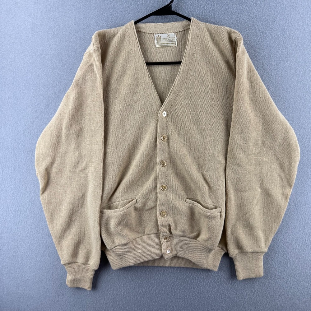 Vintage‎ 60s Sears Sweater Mens Medium Kings Road Orlon True Vintage